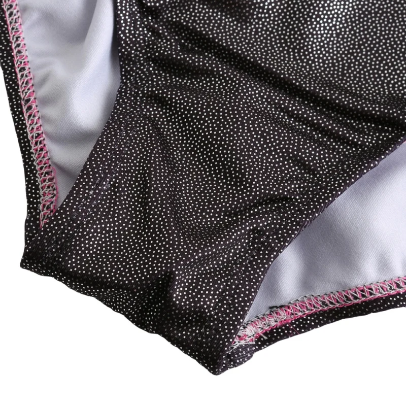 

Girls Children Kids Gymnastics Suit Breathable Soft Fashion Sequins Color Sleeveless Matching Gymnastics Suit Dance clothes