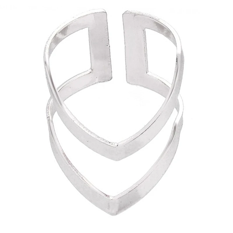 Новинка 2020 модные двойные кольца в стиле бохо с V-образным вырезом подарок для