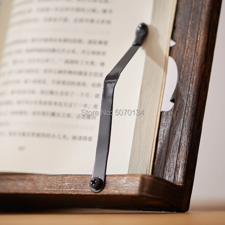 Регулируемая деревянная подставка для книг Складная Настольная чтения