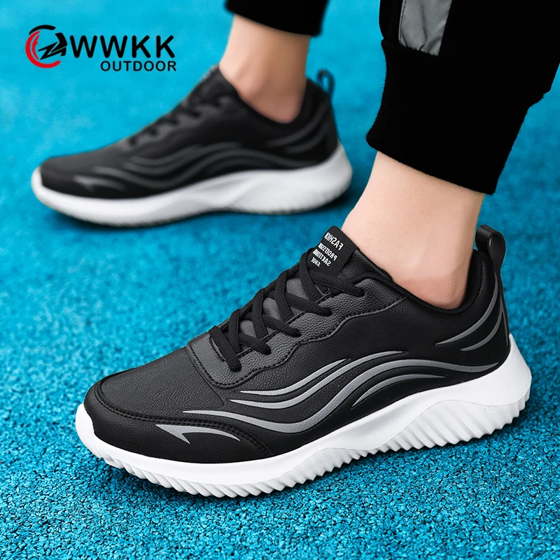 Модная Осенняя мужская обувь WWKK для отдыха летняя легкая дышащая повседневная
