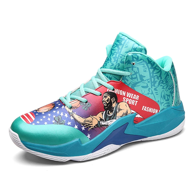 

men basketball shoes 2021 winter new brand sneakers male high top sport shoes outdoor jogging running trainers