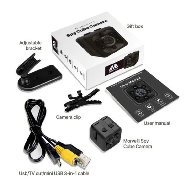 Камера Sq11 Pro мини камера Hd 1080P ночное визуальное движение цифровая воздушная