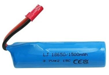 JST plug 3 7 V 1500mAh 18650 перезаряжаемая батарея для дистанционного управления