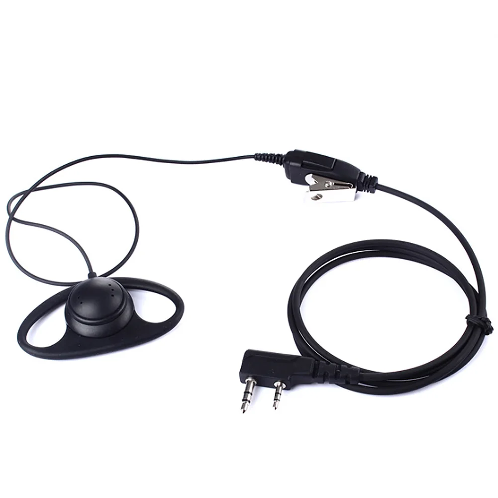 Walkie Talkie 2 Pin анти шум Interphone D форма электроники ушной крючок для наушников