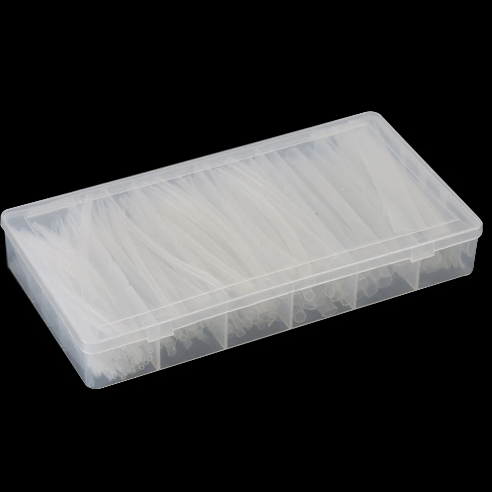 

150Pcs 100mm 2:1 Heat Shrink Tubing Polyolefin Transparent Tube Sleeving Wrap