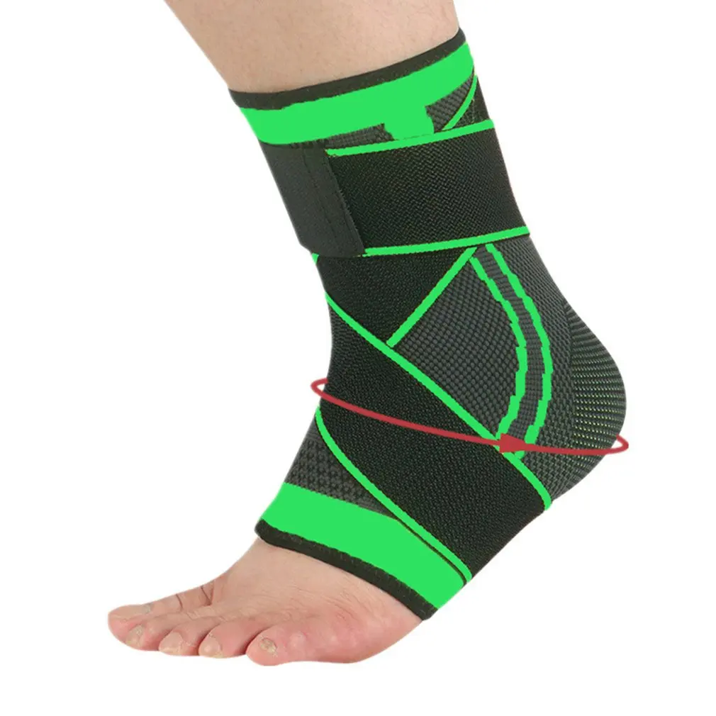 

1PCS Ankle Support Protective Football Ankle Support Basketball Ankle Brace Compression Nylon Strap Belt Ankle Protector