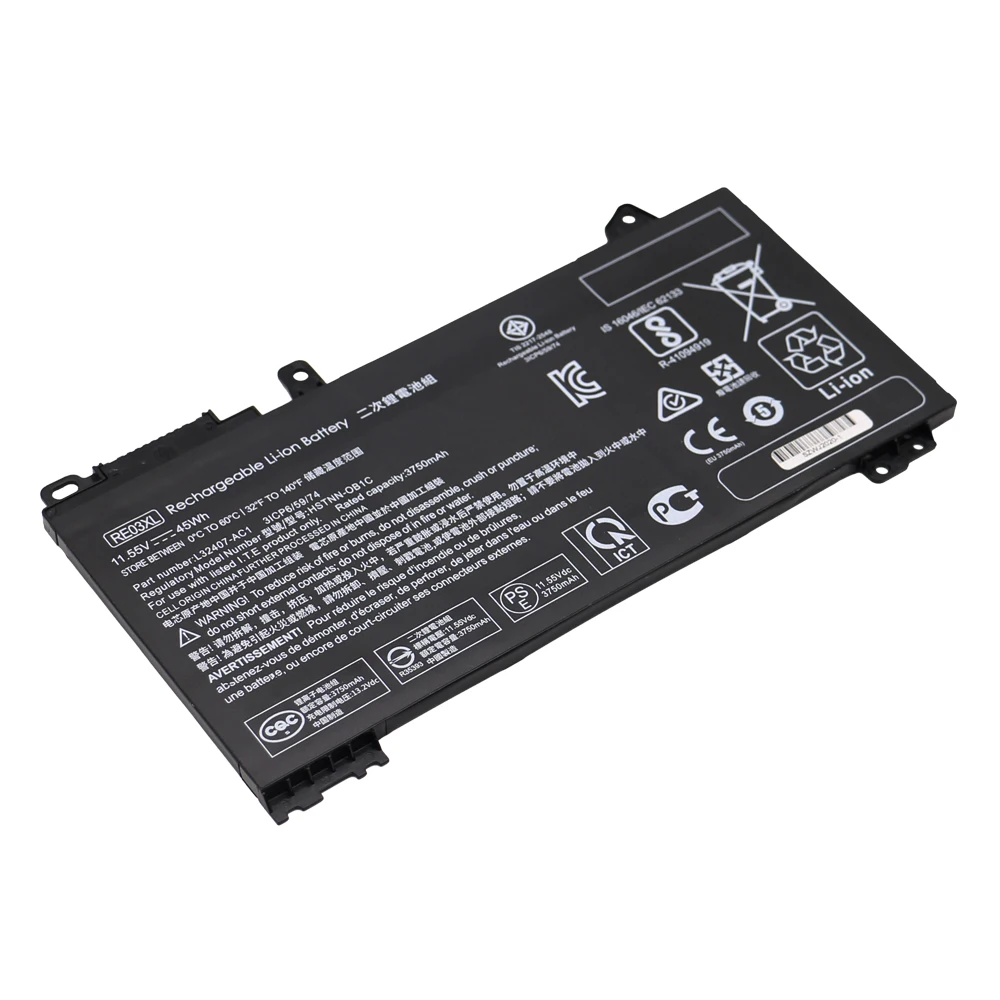 New RE03XL Laptop Battery For HP ProBook 445 450 455 440 430 G6 Series HSTNN-DB9N L32407-2B1 SHUOZB | Компьютеры и офис