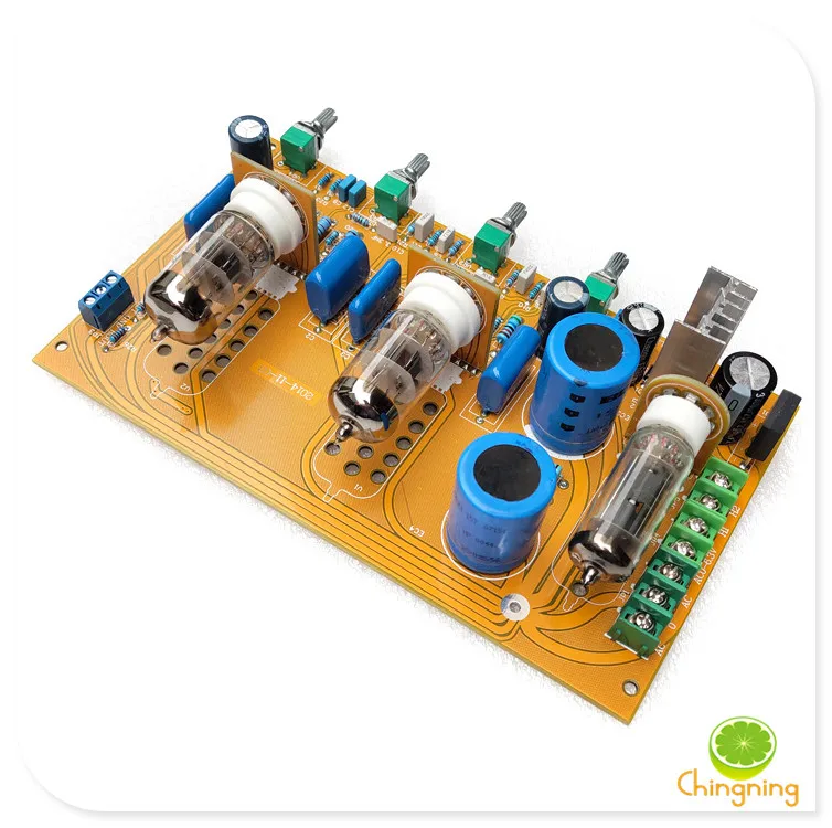 

6N11 high and low bass balanced preamp tube tone board