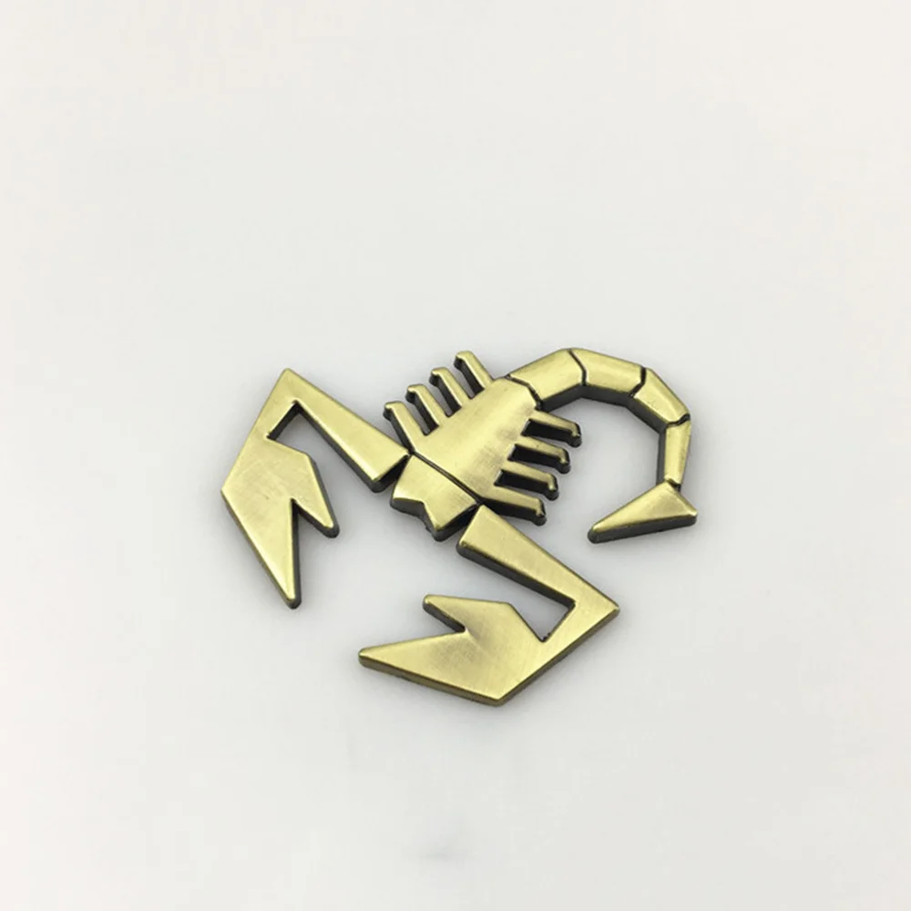 

4pcs Metal Scorpion Shape Car Auto Exterior Decor Sticker Adhesive Decal