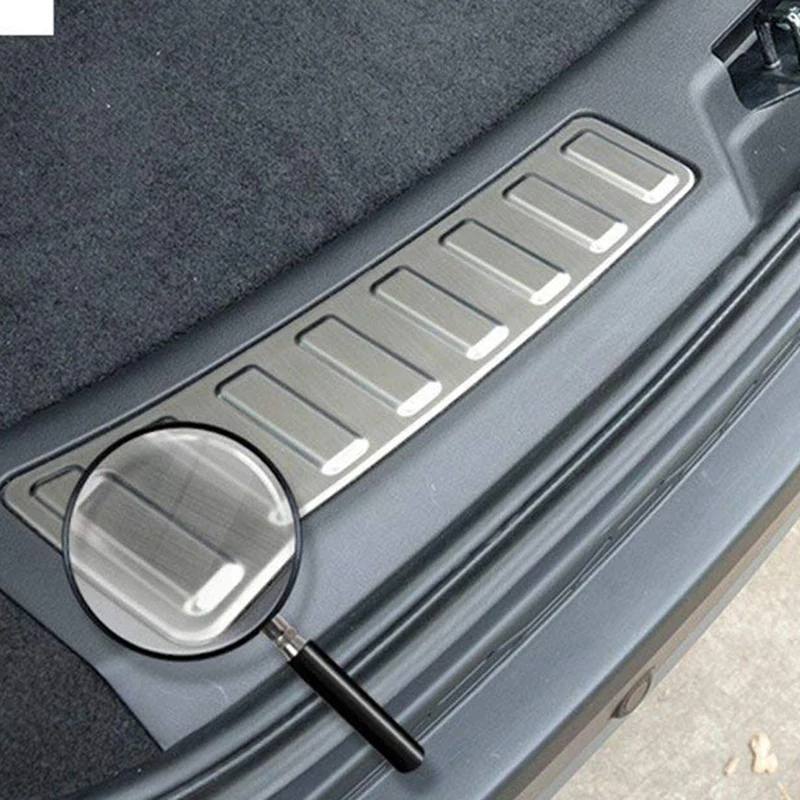 2 шт. задний внутренний Бампер протектор порога Накладка комплект для Land Rover Discovery