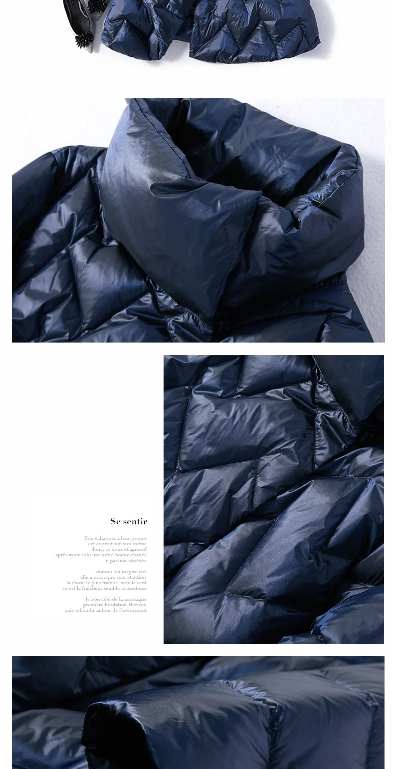 SEDUTMO Winter Ultra Light Duck Down Women Jackets Long Coat Thick Casual Autumn Puffer Jacket ED873