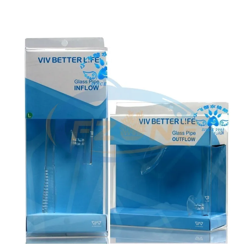 VIV качество ada класс 1 стекло фиолетовый поток потока для аквариума фильтр трубы и