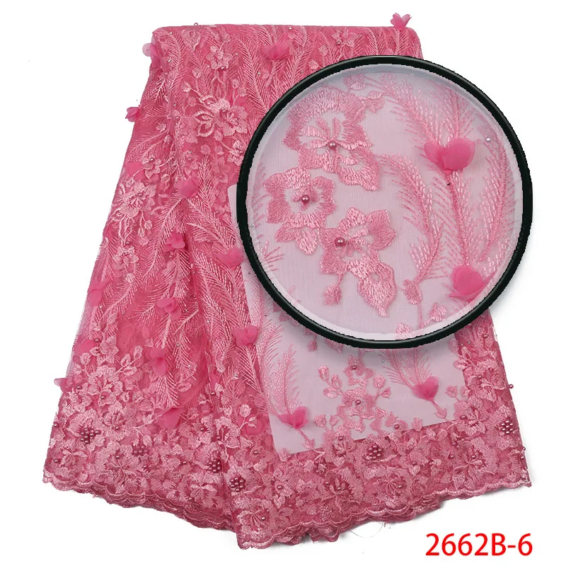 3d Цветочная ткань нигерийский Лидер продаж французское Тюлевое кружево с