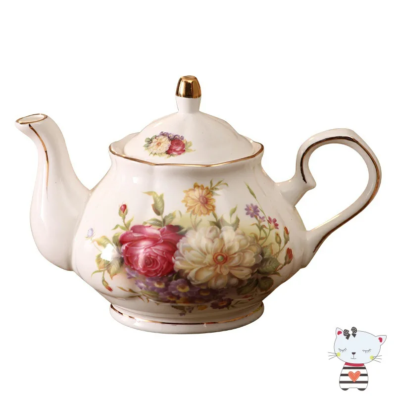 

2021 porcelain coffee pot home teapot bone porcelain coffee teapot ceramic cold water pot restaurant hotel teapot coffee pot