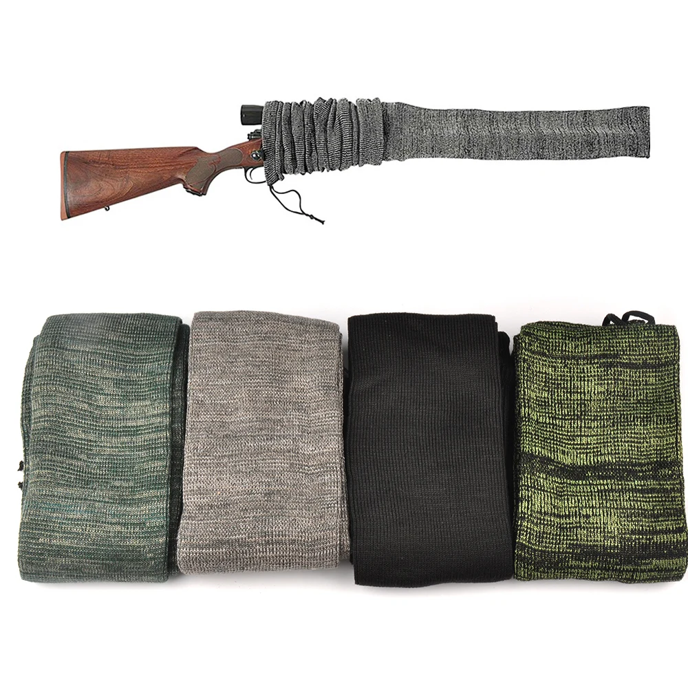 

Rifle Knit Air Gun Sock 54" Polyester Silicone Treated Rifle Protector Shotgun Cover Case Storage Sleeve Firearm Fabric airsoft