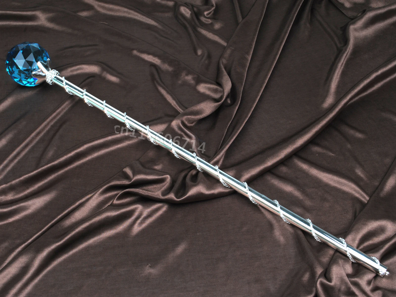 Небесно-Голубой Кристалл палочка скипетров круглый шар стильный скипетр король