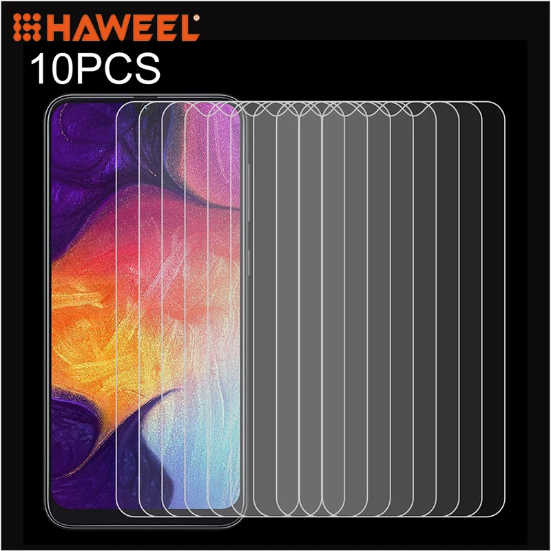 

HAWEEL 9d защитная пленка из закаленного стекла для Samsung Galaxy A50, 10 шт., 2019