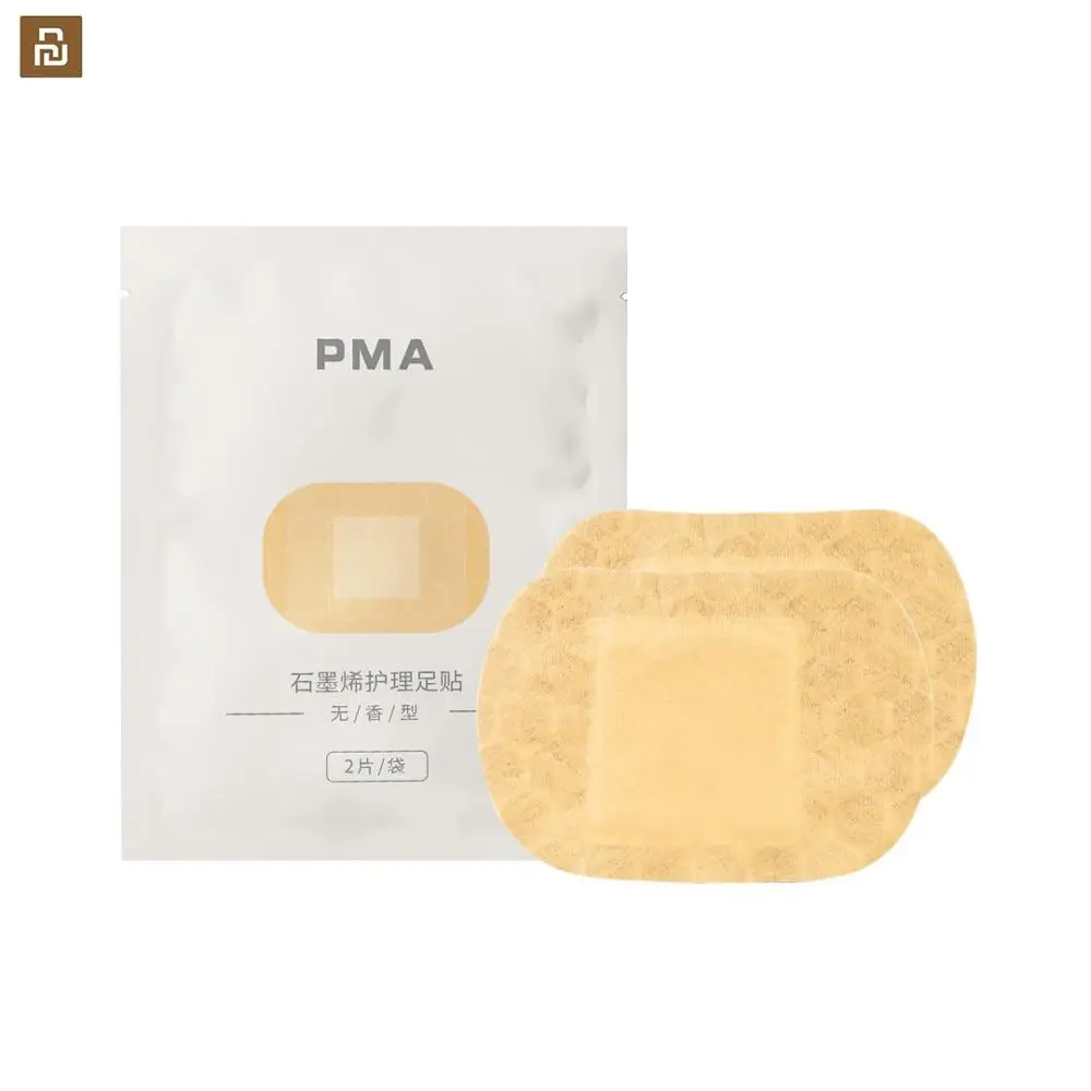 Новый Xiaomi Mijia Youpin PMA graphene паровой пластырь для ног удаляет влагу и снимает