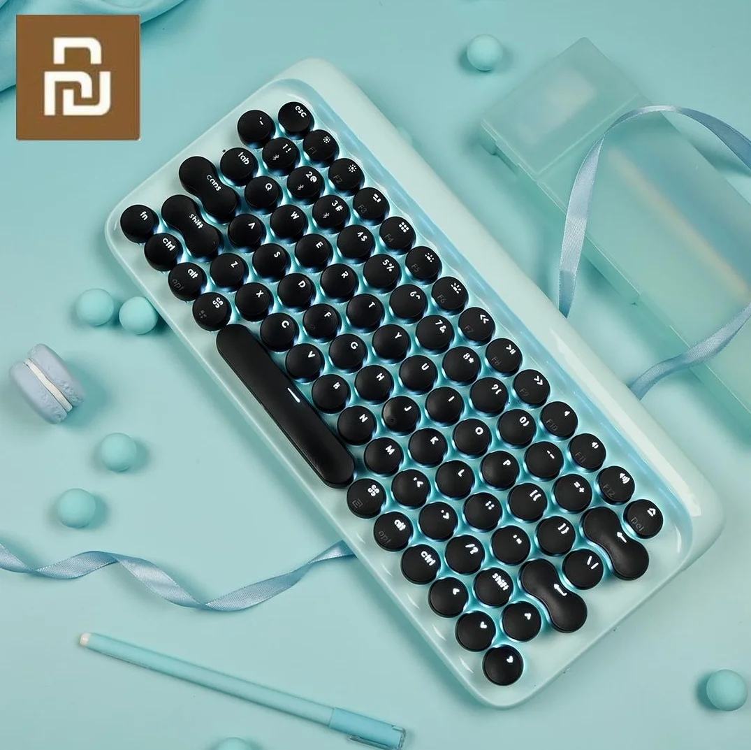 Механическая клавиатура Youpin с Bluetooth 79Key светодиодный USB порт подсветкой для