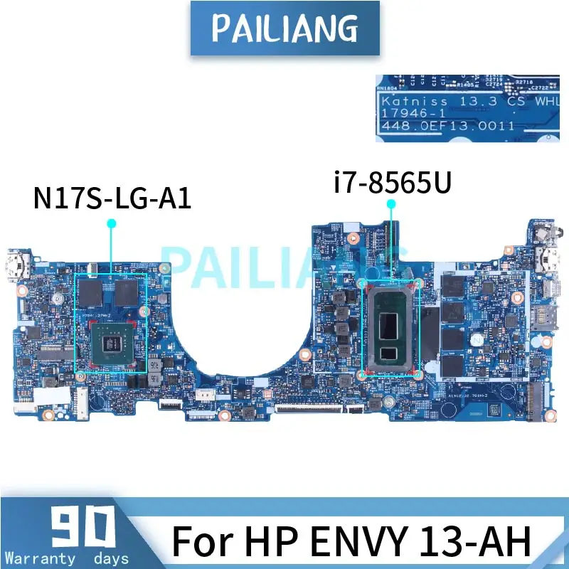 Материнская плата для ноутбука HP ENVY 13-AH i7-8565U 17946-1 N17S-LG-A1