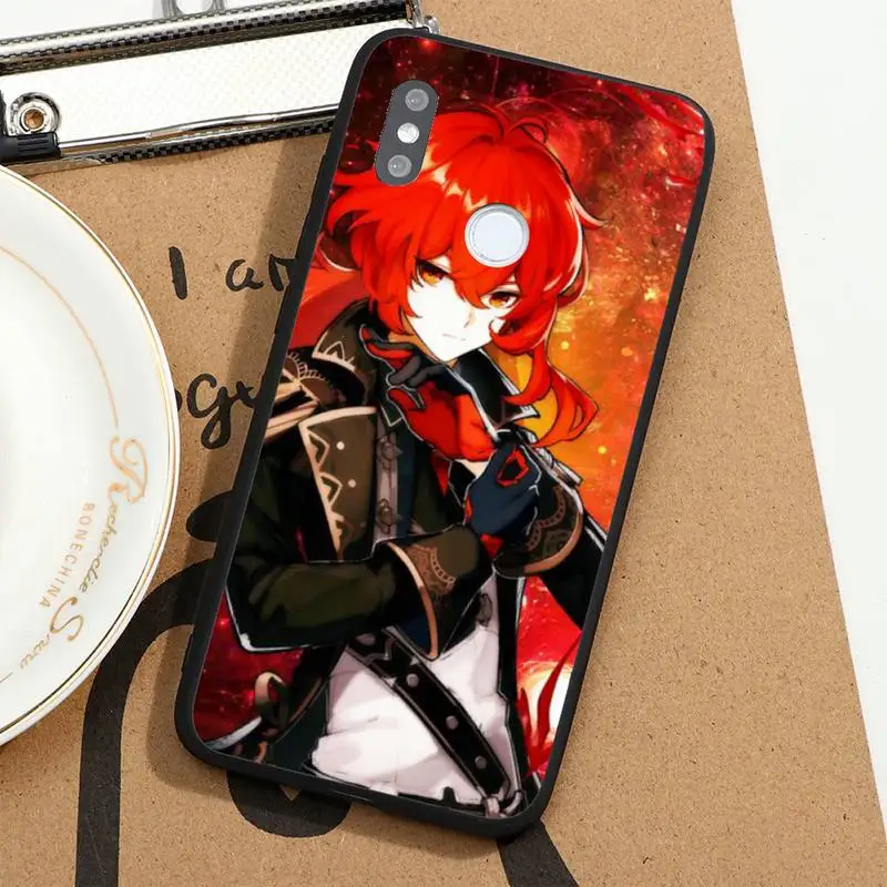 

Genshin impact fashion capa funda Phone Case For Xiaomi Mi A1 A2 5 6 6PLUS 8 9 SE Lite MIX 2 2S MAX 2 3 Pocophone F1