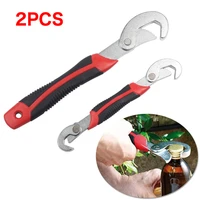 multi function 2pcs universal keys wrench adjustable grip wrench set 9 32mm portable torque ratchet oil filter spanner hand tool
