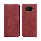 Кожаный флип-чехол для Xiaomi Mi 10T Pro Note 10Lite Etui on Redmi 9C 9A 9AT 8A 7A Note 9T 9S, чехол-бумажник POCO F3 M3 X3 NFC Pro