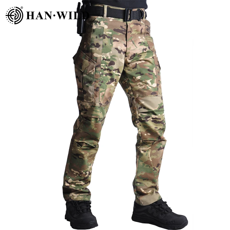 

Camouflage Pants Men Elastic Waterproof Army Tactical Military Hiking Trekking Jogger Casual Trousers Sweatpants Streetwear