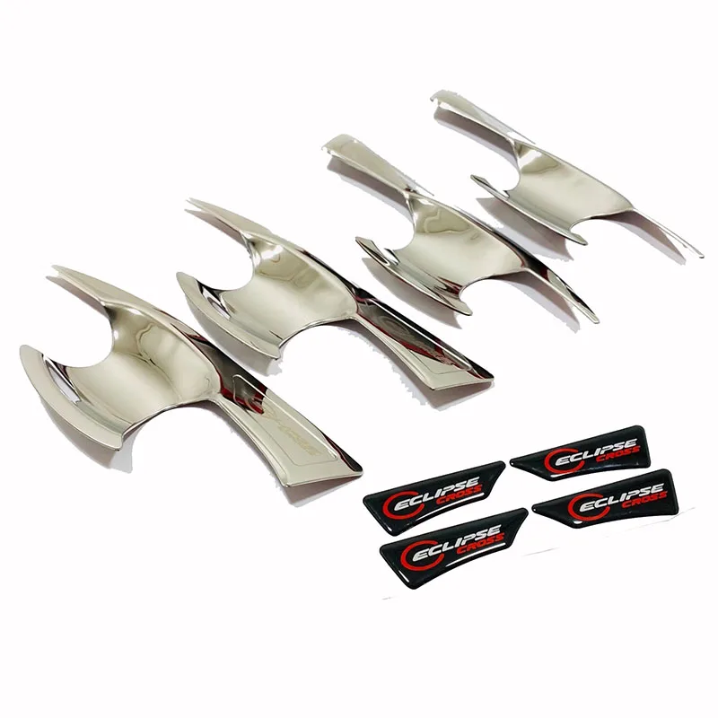 

304 Stainless Steel Door Handle Bowl Cover Trims Car Styling For Mitsubishi Eclipse Cross GK 2018 2019 2020 2021