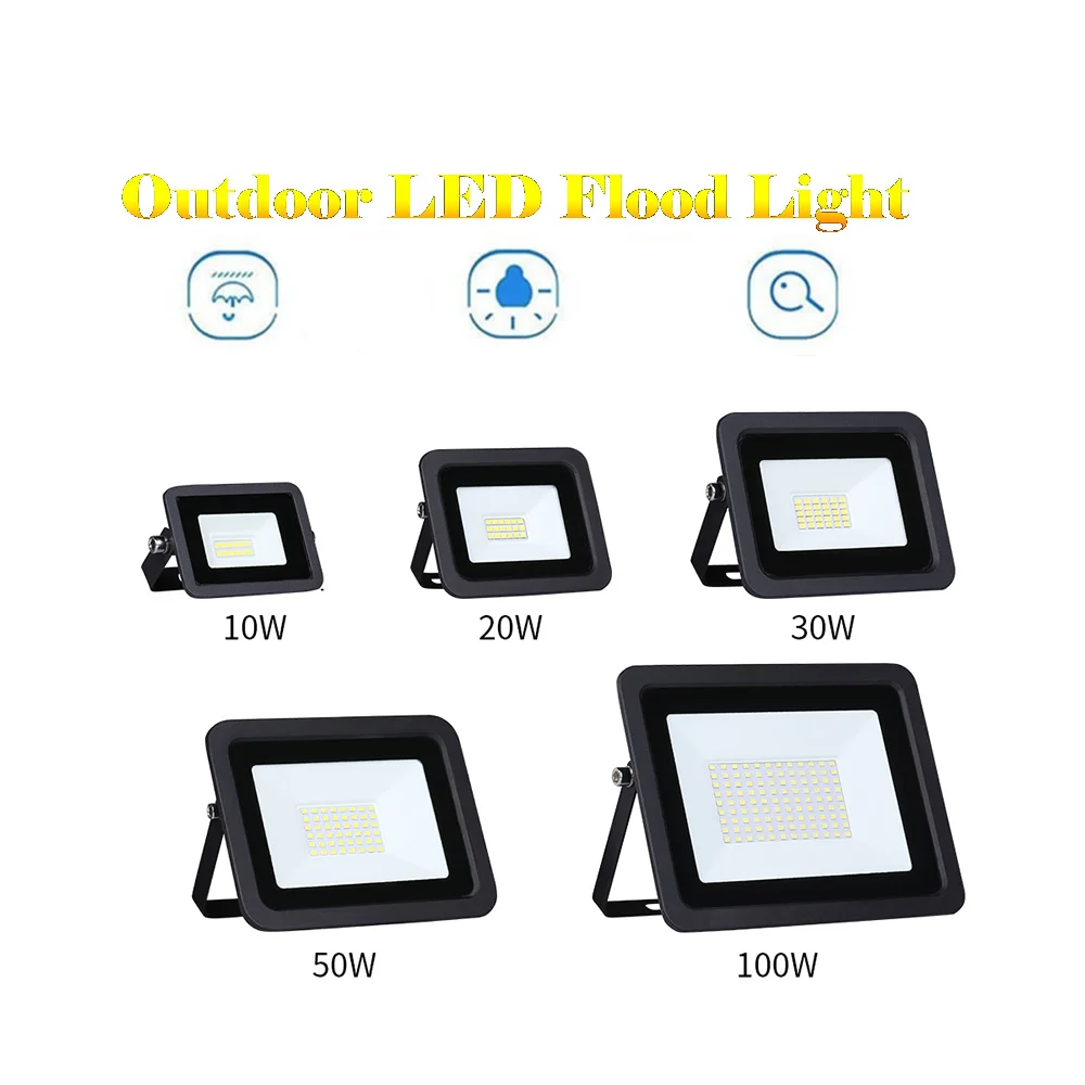 Светодиодный прожектор 220 В отражающий Точечный светильник уличный наружный