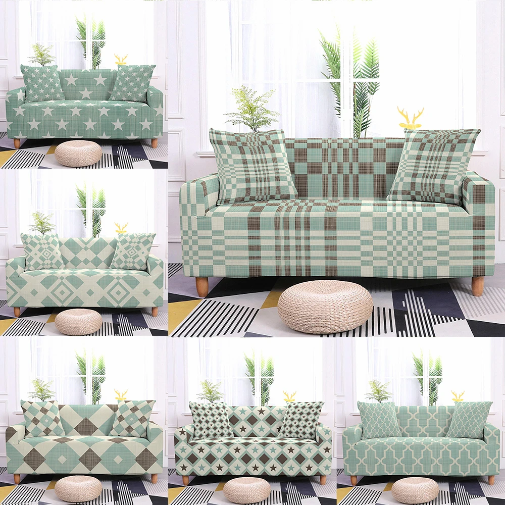 

Nordic Elastic Sofa Cover Stretch Couch Slipcover Corner Sofa Cover For Living Room Spandex Sectional Couch Cover 1/2/3/4 Seater