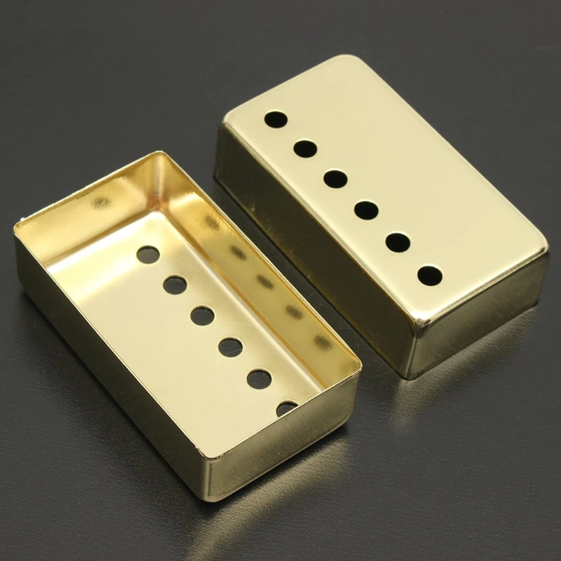 Набор из 2 чехлов для звукоснимателя гитары Humbucker LP никелевые Чехлы 50 мм и 52