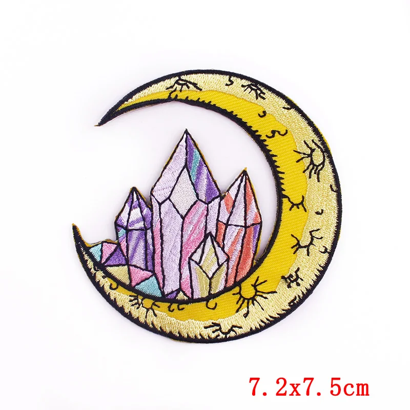 inho 10 sztuk kosmiczna gór łatka hurtownia DIY naprasowanki na naszywki odzież Punk Cartoon Dropship niestandardowa