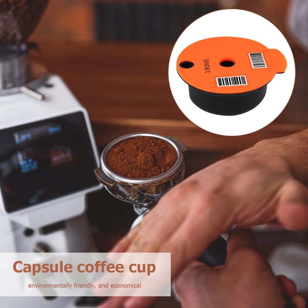 60/180 ml coffee machine for Bosch-s Tassimo kitchen gadgets reusable capsule cup filter basket pod and spoon brush | Дом и сад