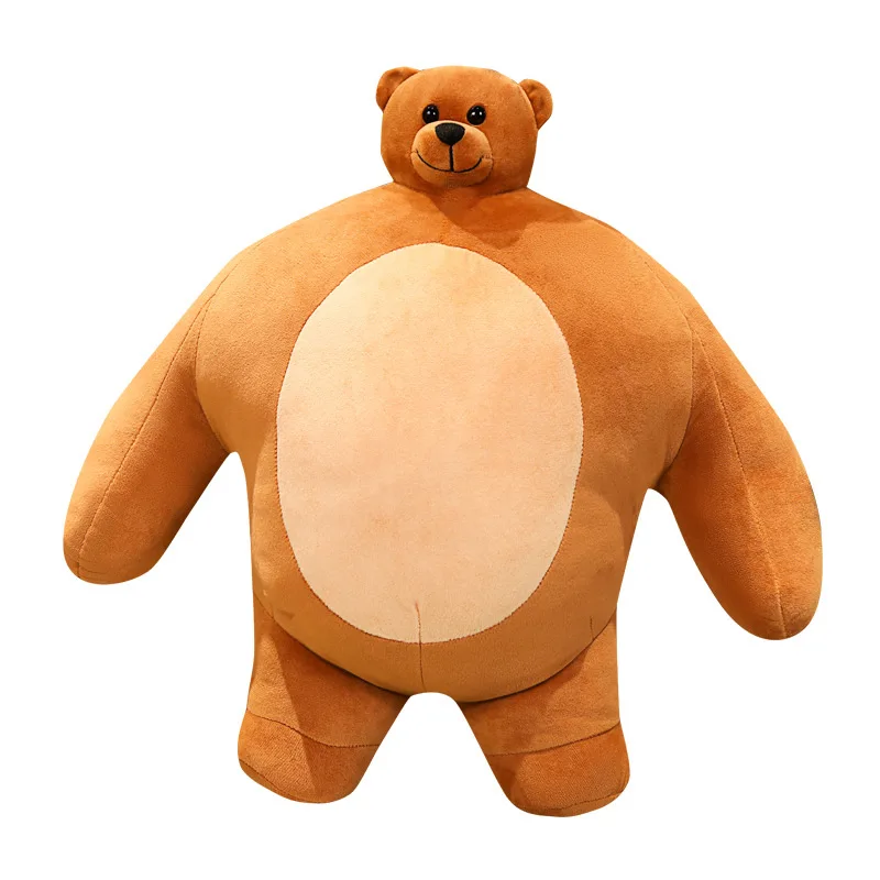 

New 24/47cm INS Kawaii Cute Little Bear Plush Toy Soft Brown Accompanying Doll For Kids&adults Funny Gift Decompression Toy