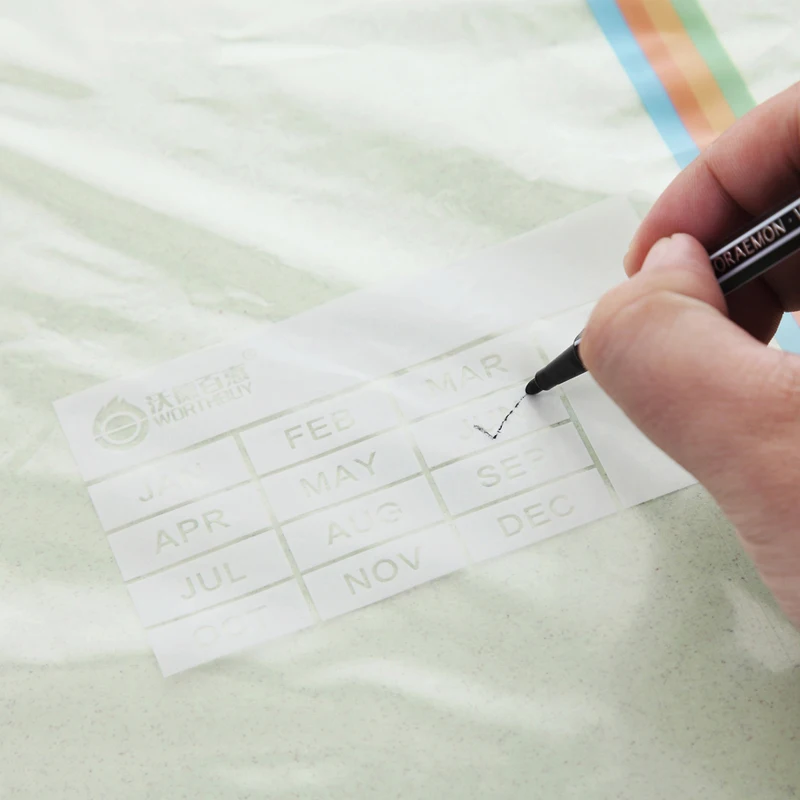 40 шт./компл. BPA БЕСПЛАТНО пластиковый мешок для хранения еды многоразовый