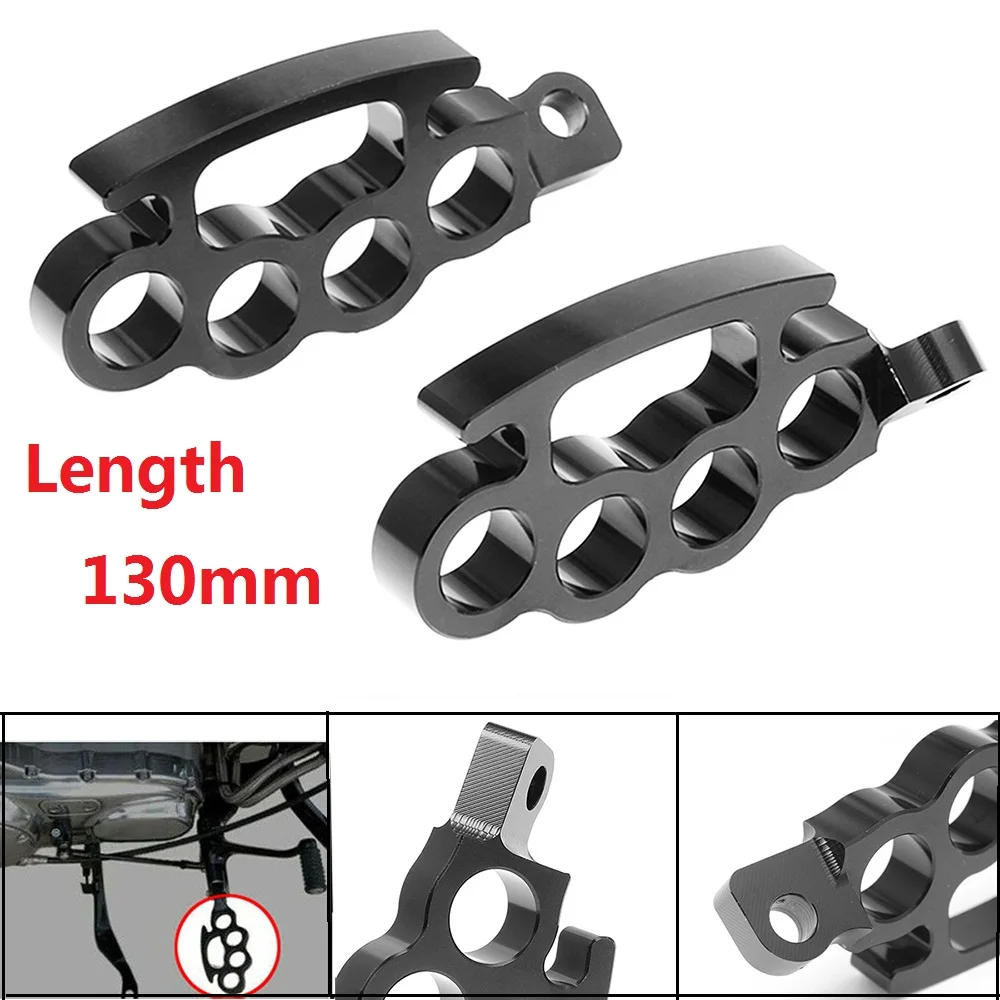 130 мм подножки для летающих суставов мотоцикла Регулируемые индивидуальная