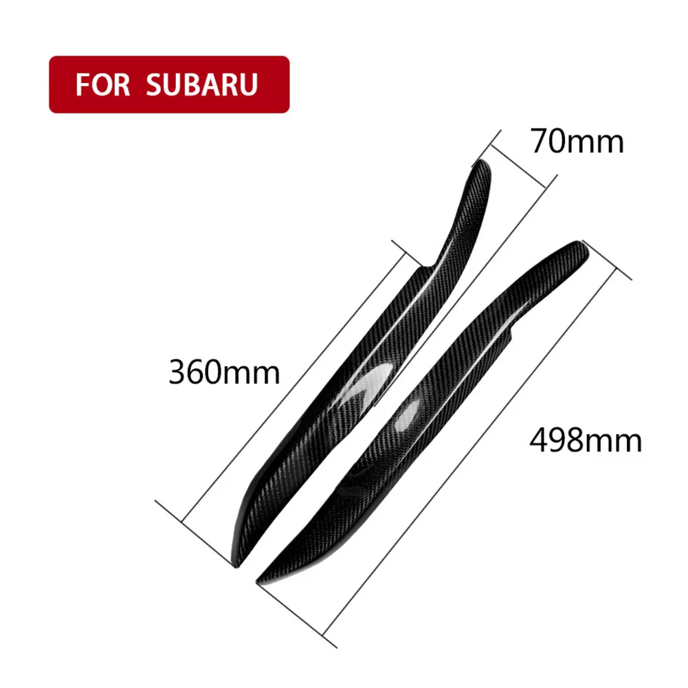 

Carbon Fiber Headlight Eyelids Headlamp Eyebrows Trim Decorative Stickers for Subaru Legacy 2006-2008 Car Exterior Accessories