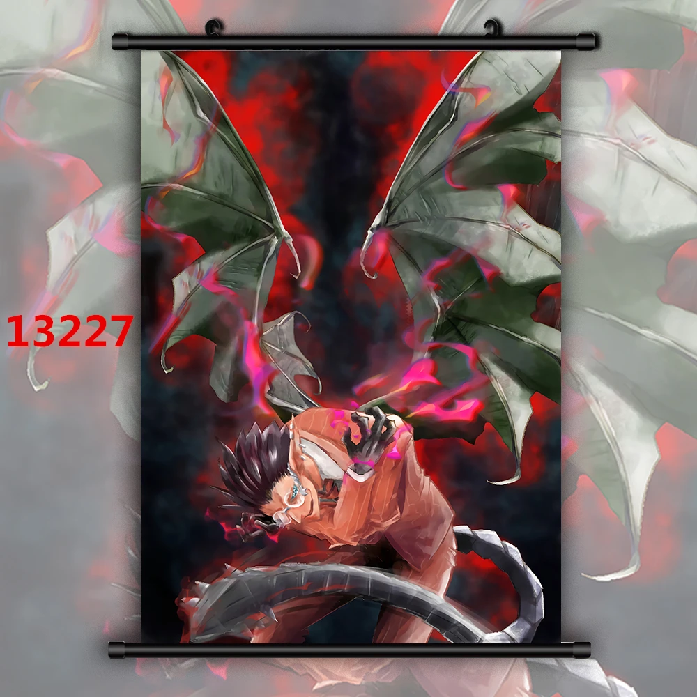 Живопись на холсте "Overlord Ainz Ooal Gown Demiurge" - печати, постеры аниме, украшение комнаты, картинки для спальни, декор дома.