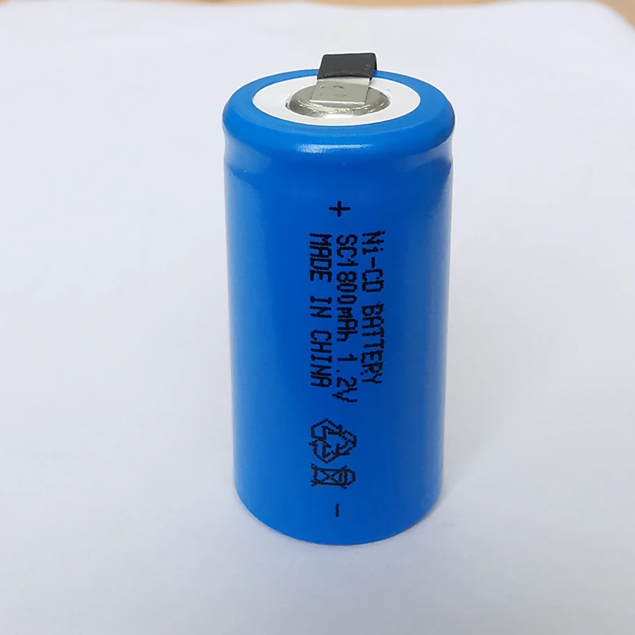 Новинка 2019 2 шт Ni-CD SC1800mAh с вкладками батарея высокой мощности 10C 1 V перезаряжаемая