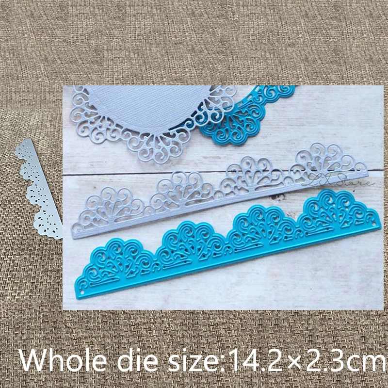 

New Design Craft Metal stencil mold Cutting Dies lace flower edge decoration scrapbook die cuts Album Paper Card Craft Embossing