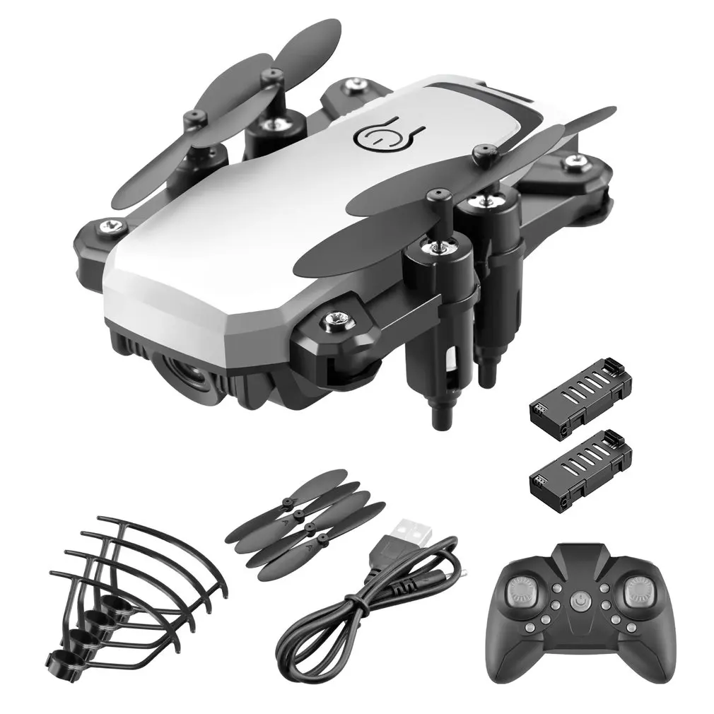 Серый LF606 Wifi FPV складной Радиоуправляемый Дрон с 4K HD камерой удержание высоты 3D переворачивает Безголовый режим вертолет самолет - Цвет: Серый