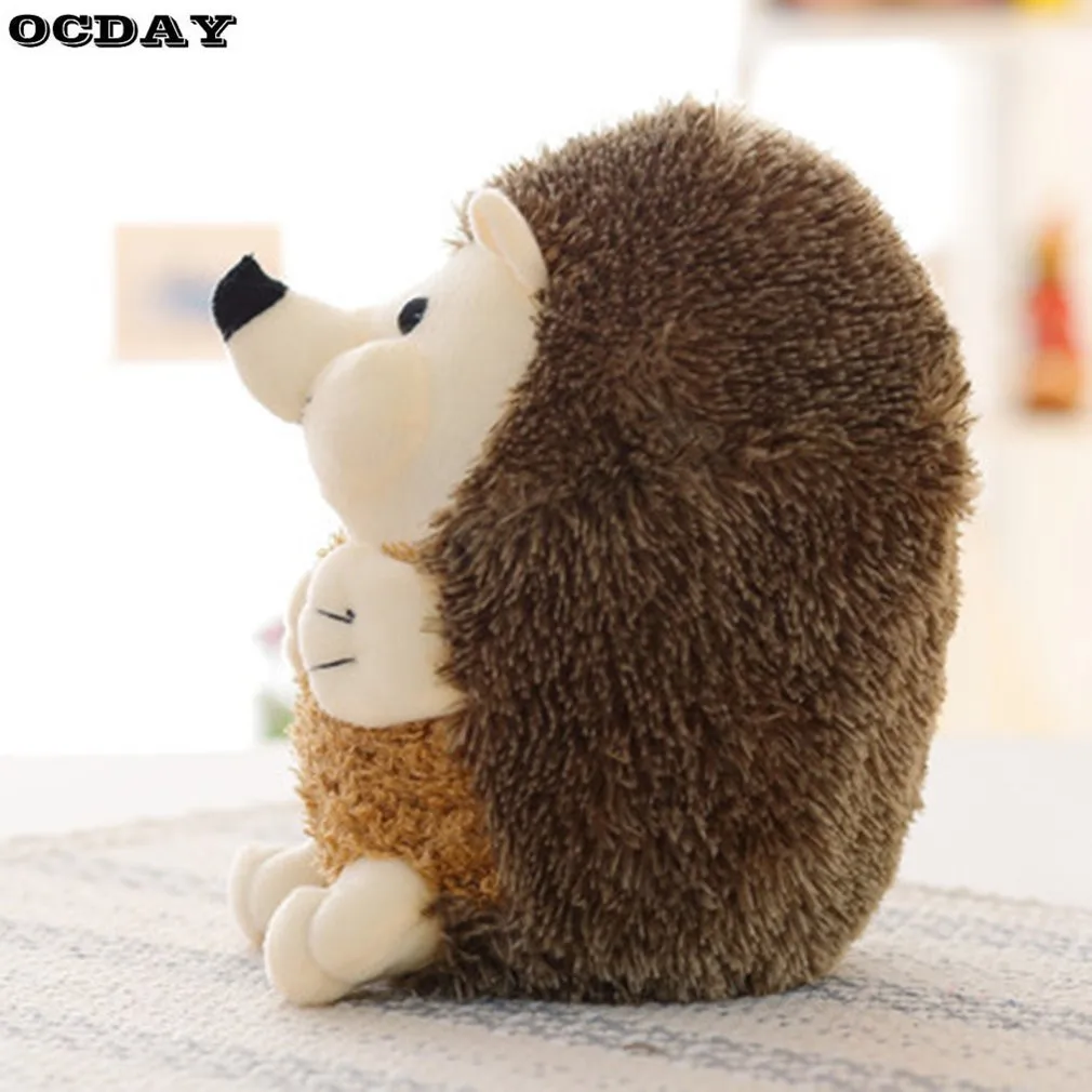 OCDAY Милая Мягкая кукла-Ежик, животное, мягкая плюшевая игрушка, для детей, для дома, для свадебной вечеринки, игрушки, Успокаивающая кукла, 15 см, новинка