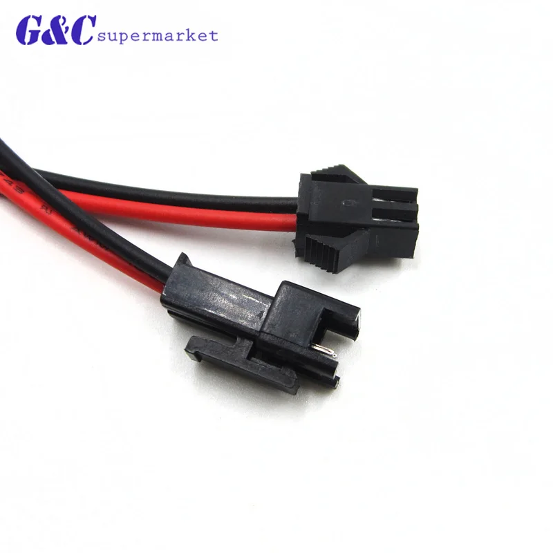 5 пар 2 54 JST SM 2-Pins 200 мм 22AWG Женский штекер соединитель Провода кабели для