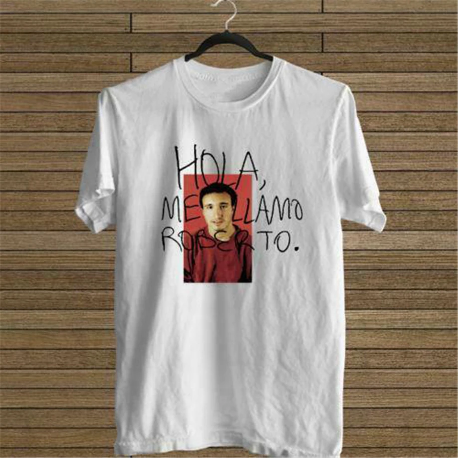 Новая белая футболка с принтом брокхэмптон ME LLAMO американский размер EM1 новая