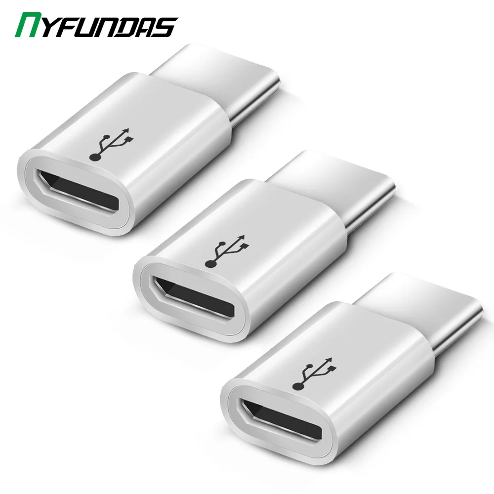 Адаптер Micro USB к Type C OTG c для Xiaomi Redmi 8 Pro 9 Huawei Samsung Galaxy Note 20 Ultra 10 Oneplus One Plus 7