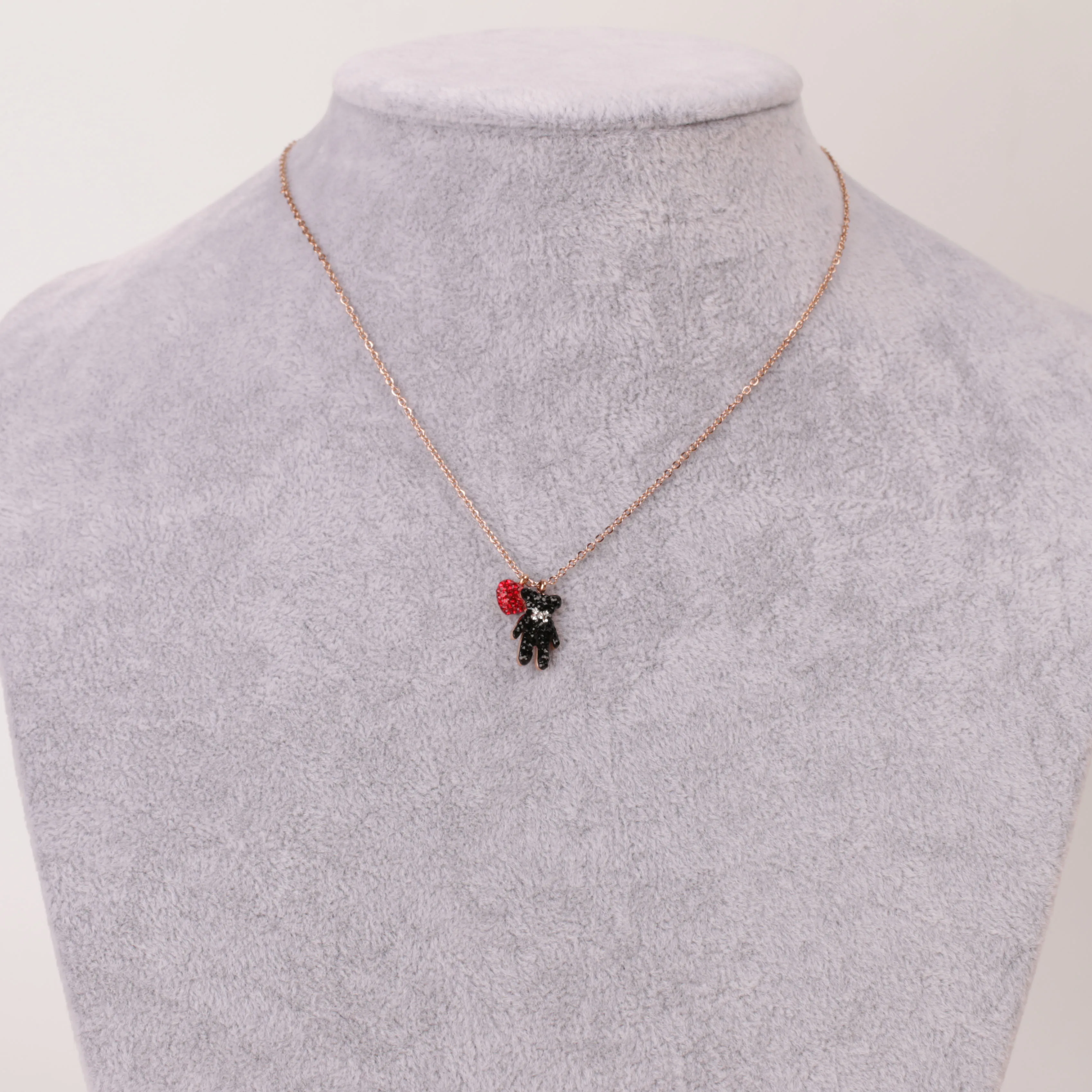 Женское колье из нержавеющей стали fengnee роскошное ожерелье с кулоном в виде