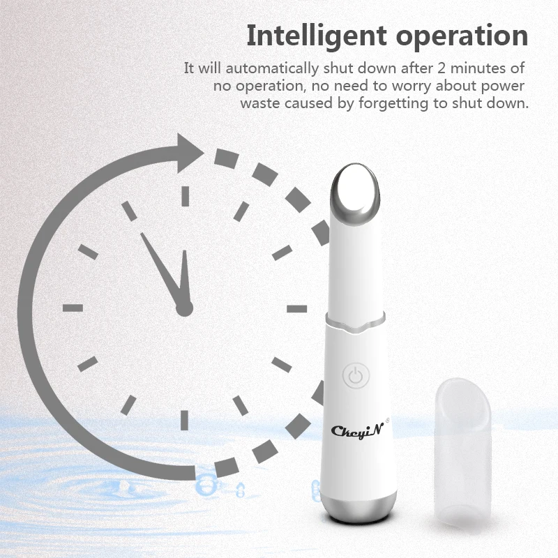 CKEYIN Лонический массажер для глаз с фотонной терапией, высокочастотными вибрациями и антивозрастным эффектом против морщин и темных кругов.