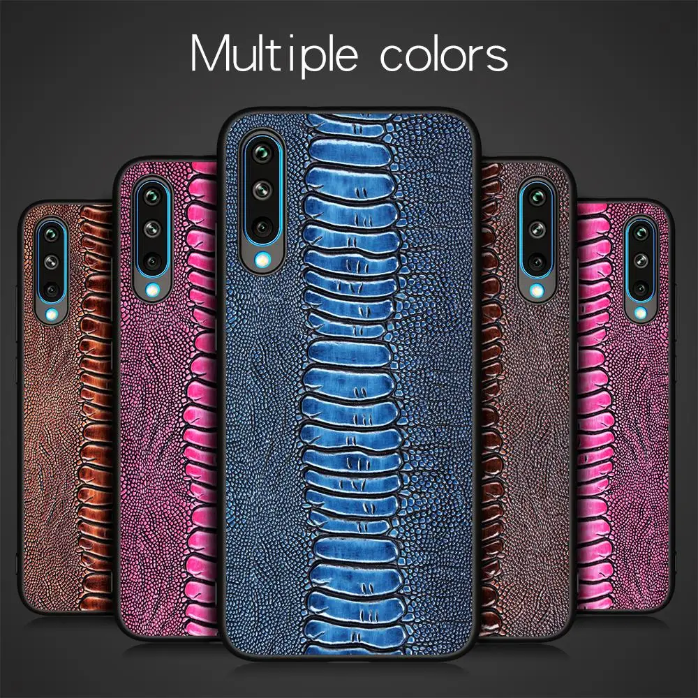 Новый роскошный чехол для смартфона OPPO R9 R9s R11 R11s R15 R17 Plus Pro top Ostrich Grain из