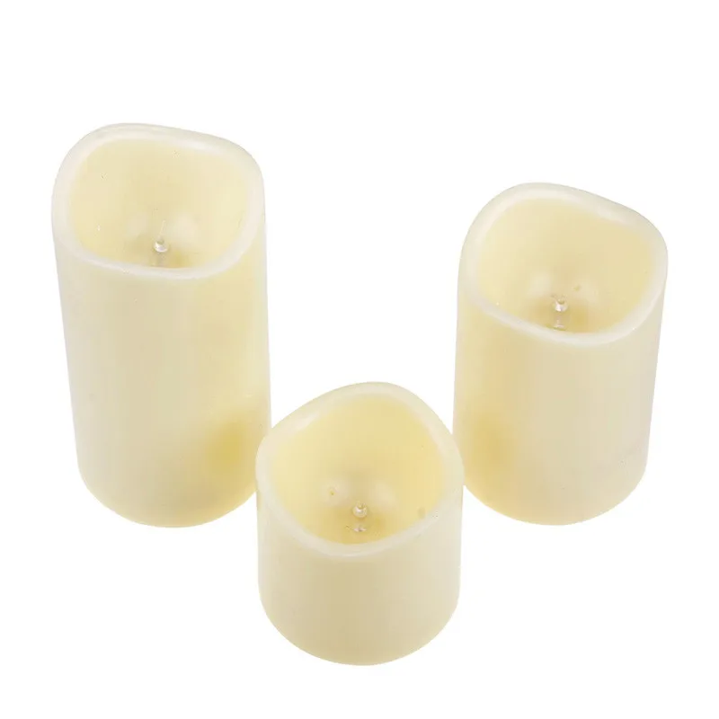 

Chiclits 3Pcs/set Colorful LED Candle Light Battery Powered Remote Control Flameless Candle Lamps For Home Party Holiday Decor